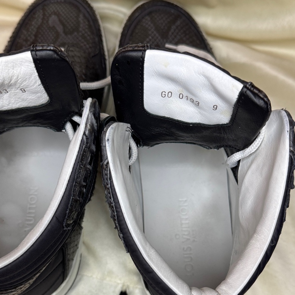 Louis Vuitton Python leather Brown&Gray Men size 9 - image 5